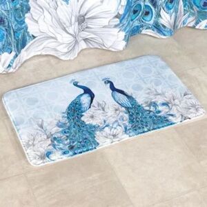 Peacock Bath Rug